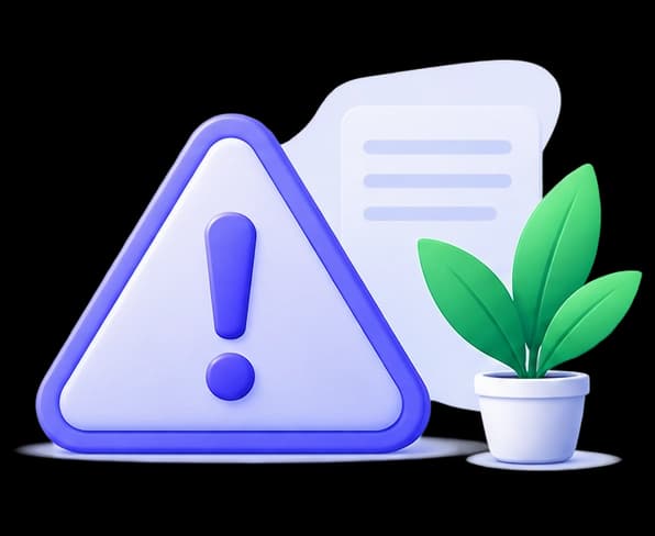 Legal disclaimer illustration