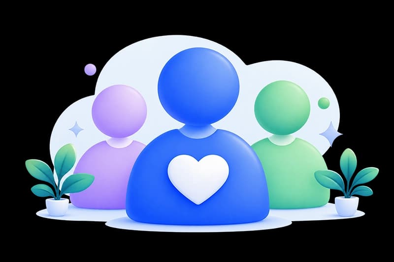 Lifvero team collaboration illustration